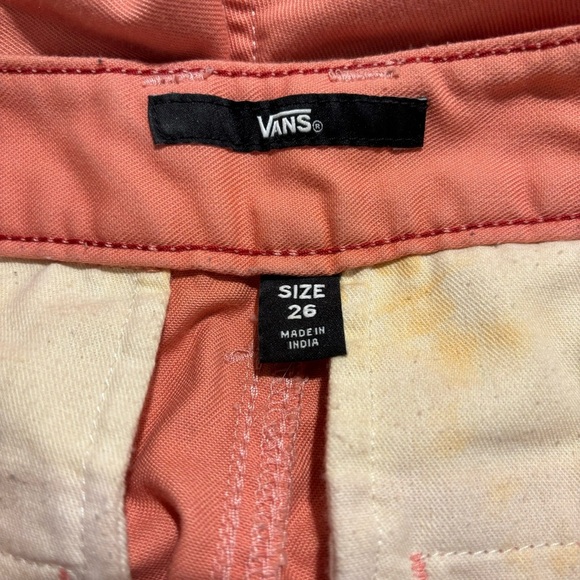 VANS Sz 26 Chino Style Tapered Slim Leg Pockets Cotton Pants Trousers - Picture 10 of 14